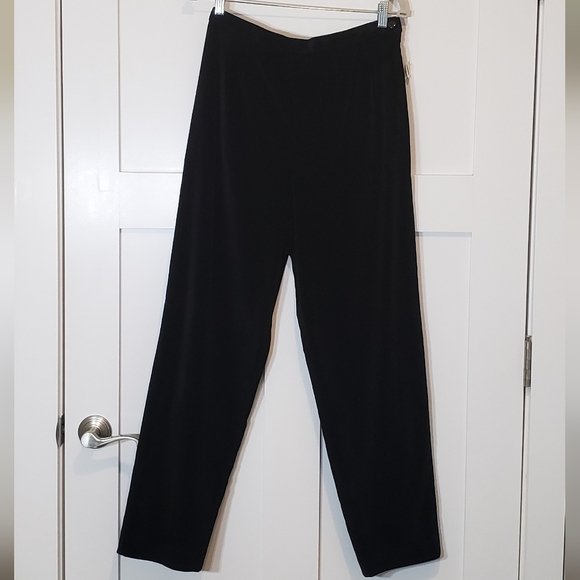 Talbots Pants - Talbots Vintage Velour Hi Rise Pants Black Size 12 Stretch Pleated